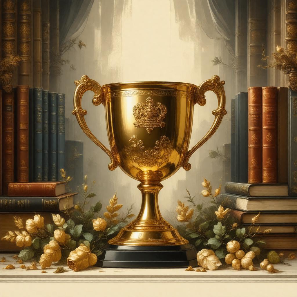 Click to view larger image AI-created image of Royal Society of Literature Award