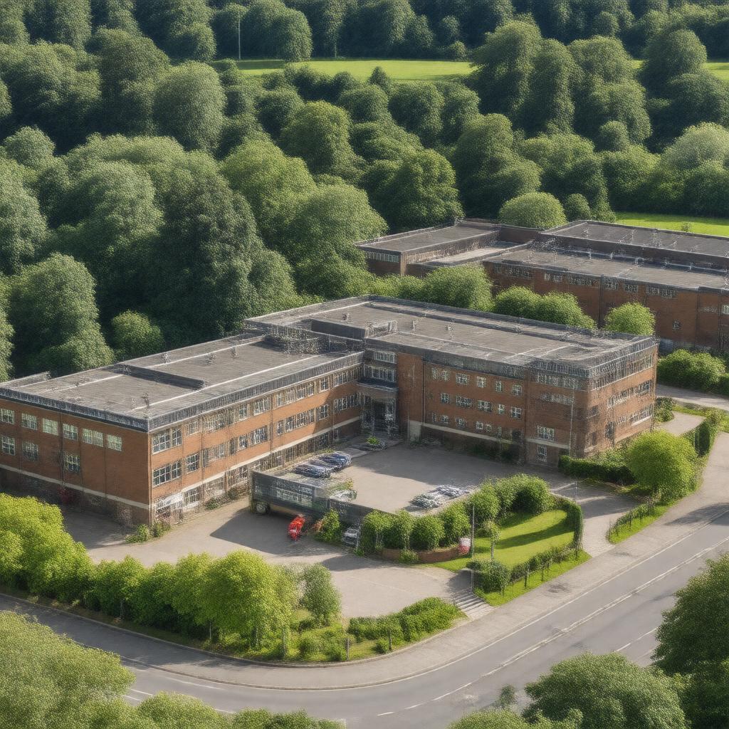 AI-created image of Royal Surrey County Hospital