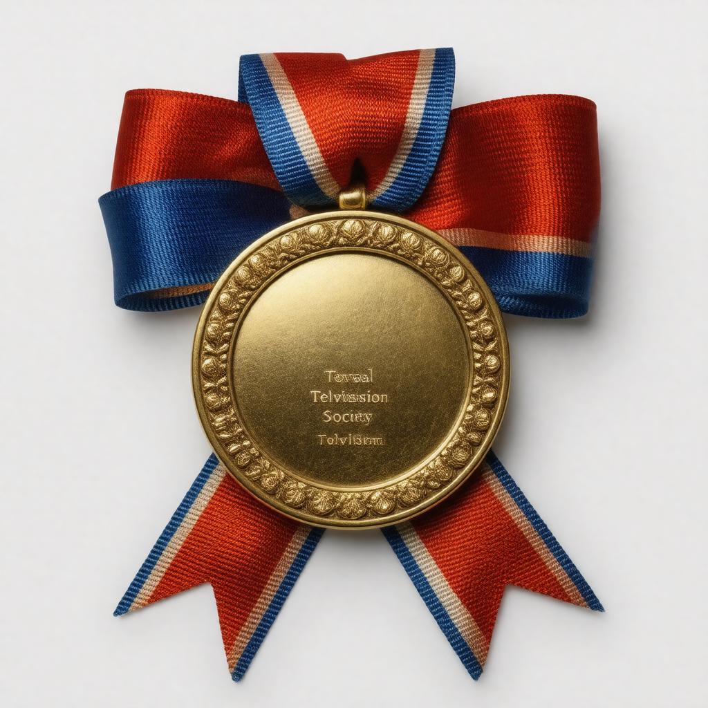 AI-created image of Royal Television Society Gold Medal