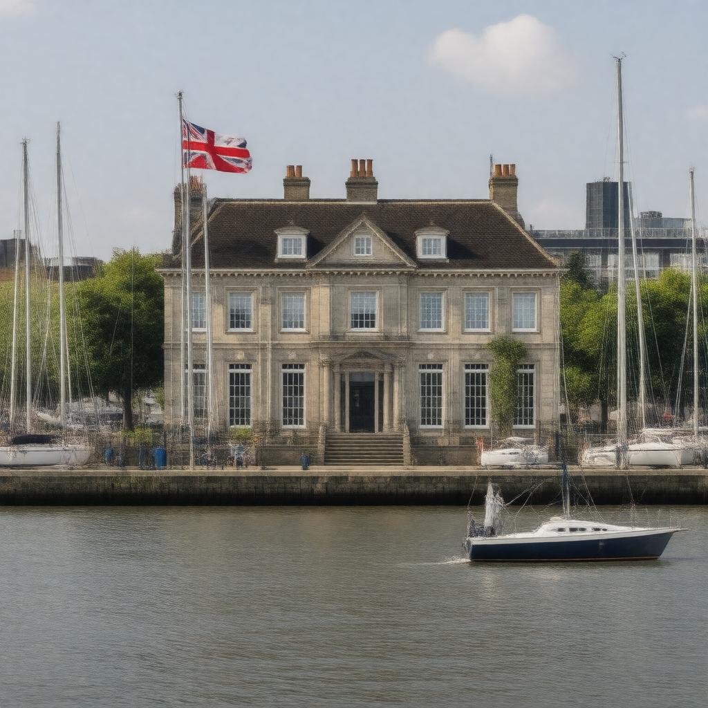 AI-created image of Royal Thames Yacht Club