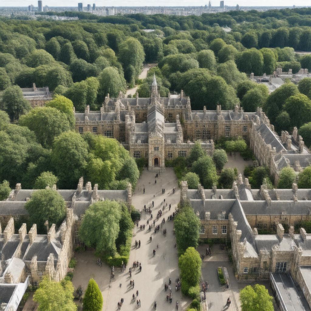 AI-created image of Royal Veterinary College