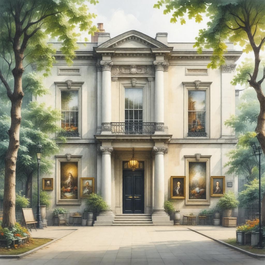 AI-created image of Royal Watercolour Society