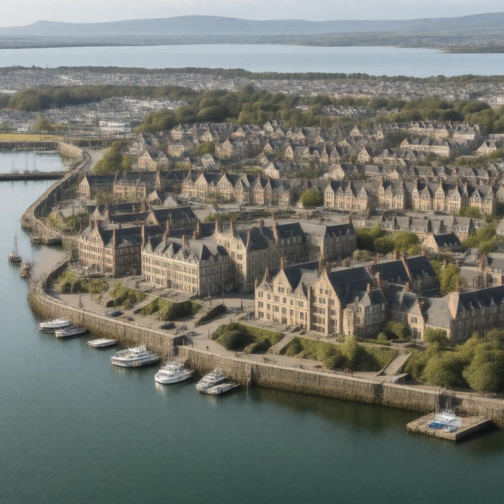 AI-created image of Royal William Yard
