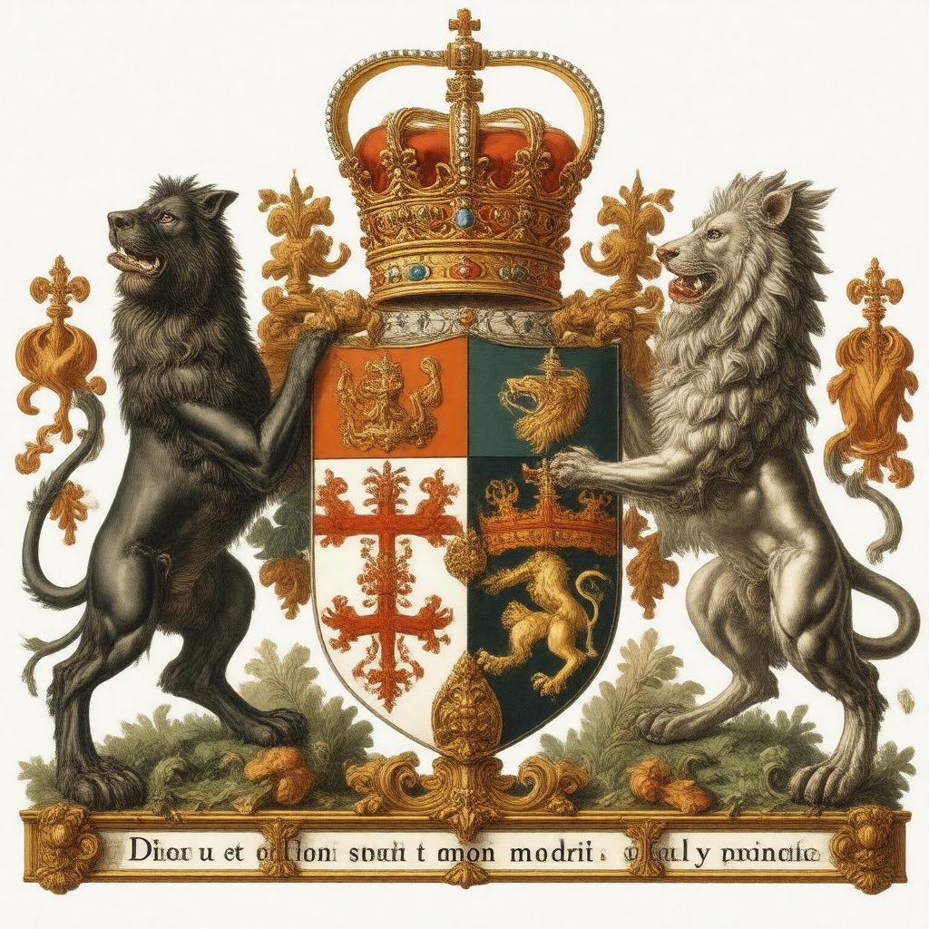 Click to view larger image AI-created image of Royal coat of arms of the United Kingdom