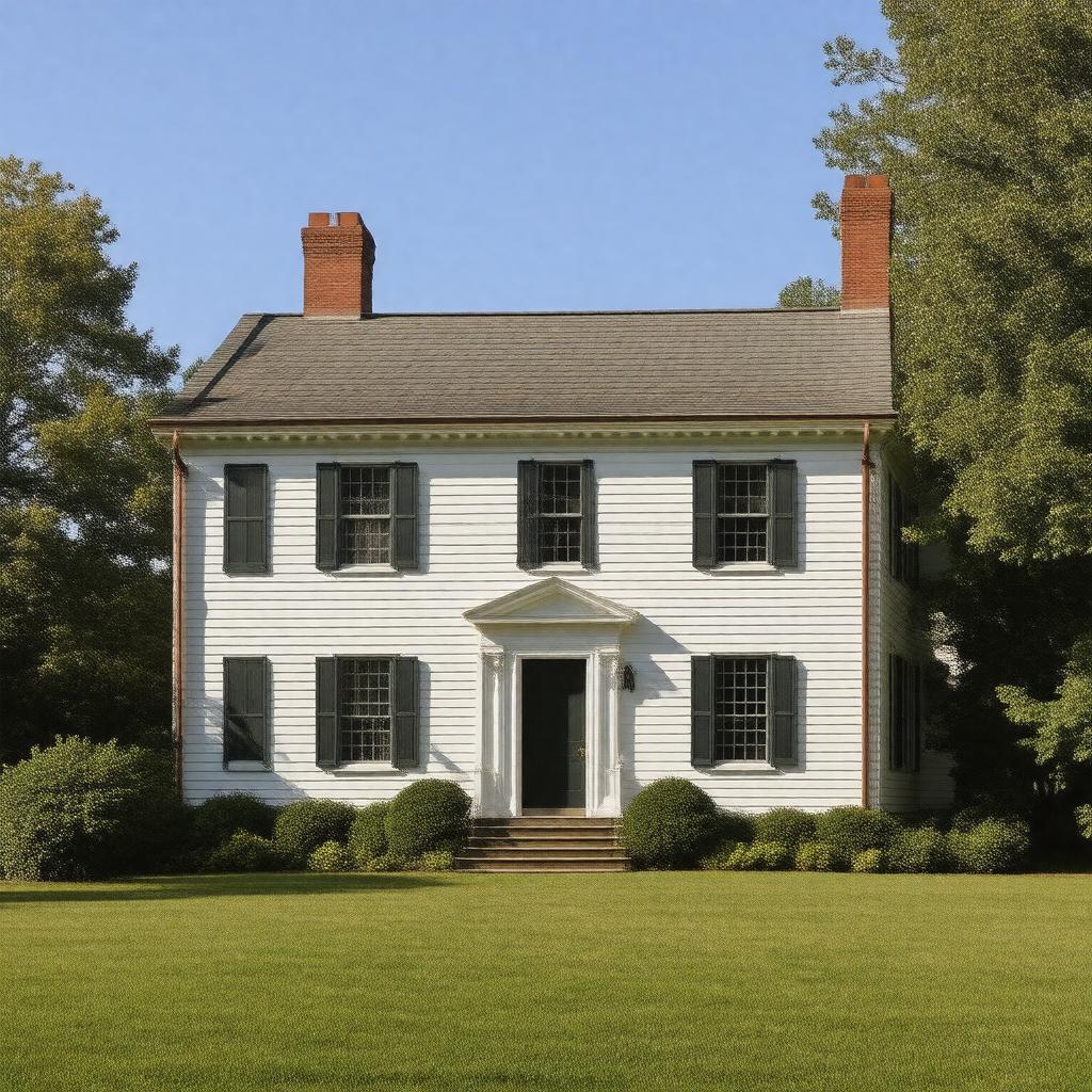 Click to view larger image AI-created image of Royall House and Slave Quarters Museum