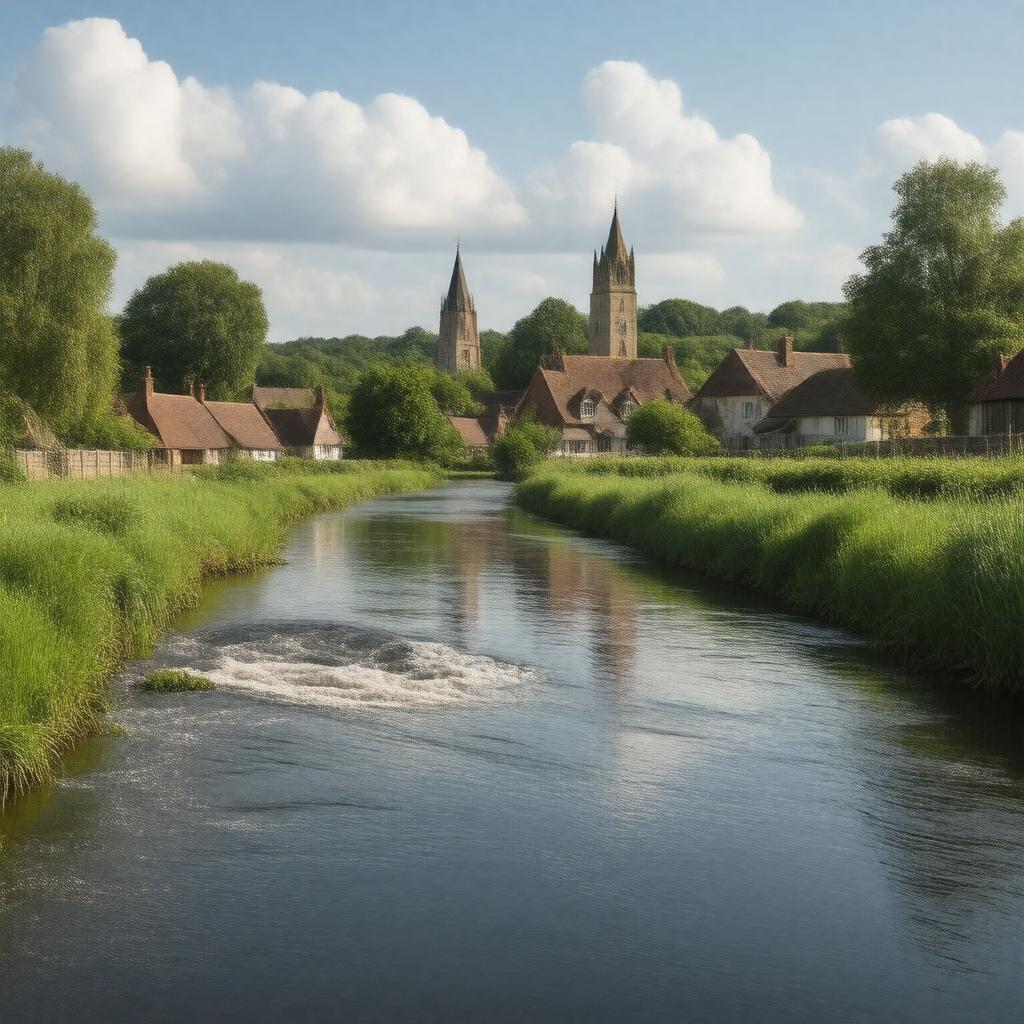 AI-created image of Roydon, Essex, England