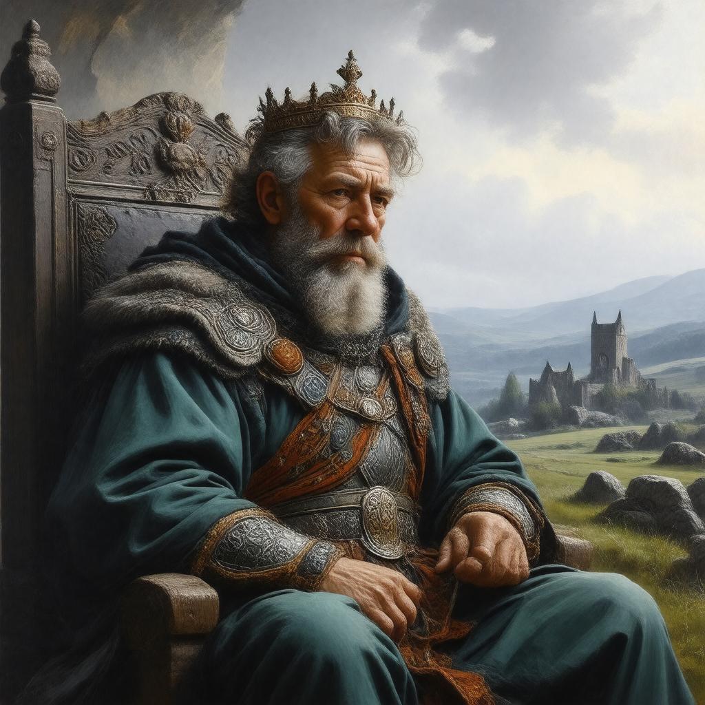 AI-created image of Ruaidrí Ua Conchobair