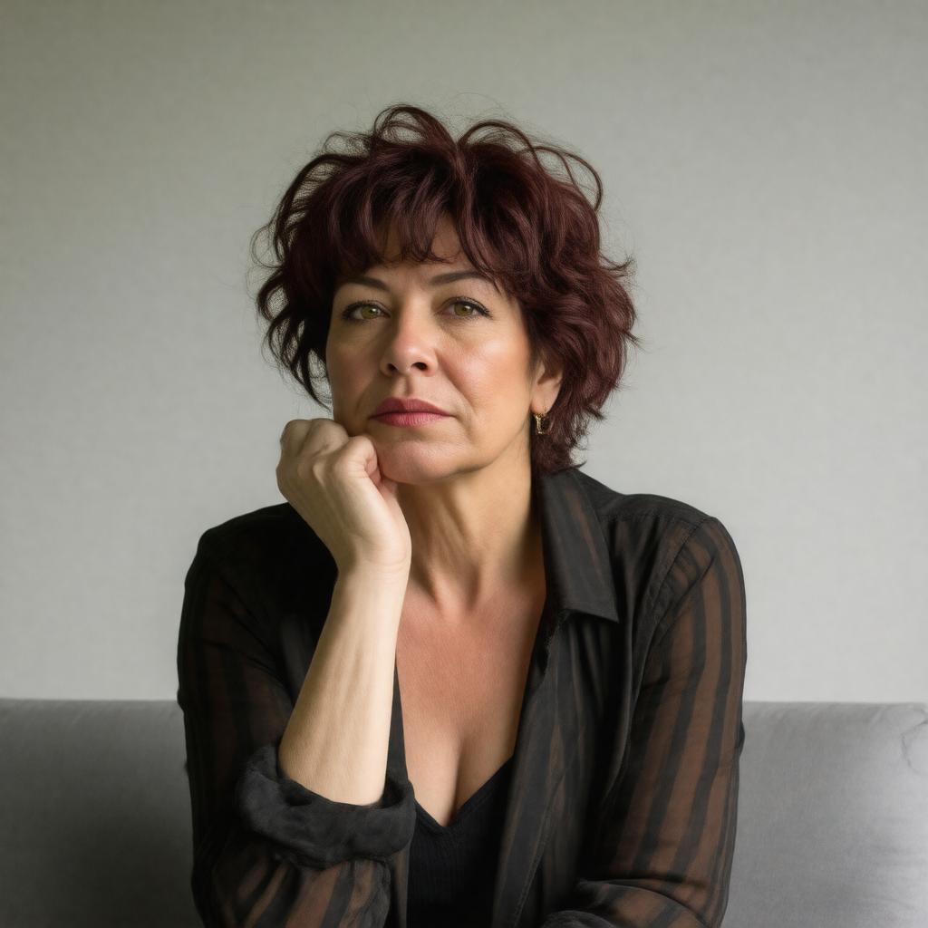 AI-created image of Ruby Wax