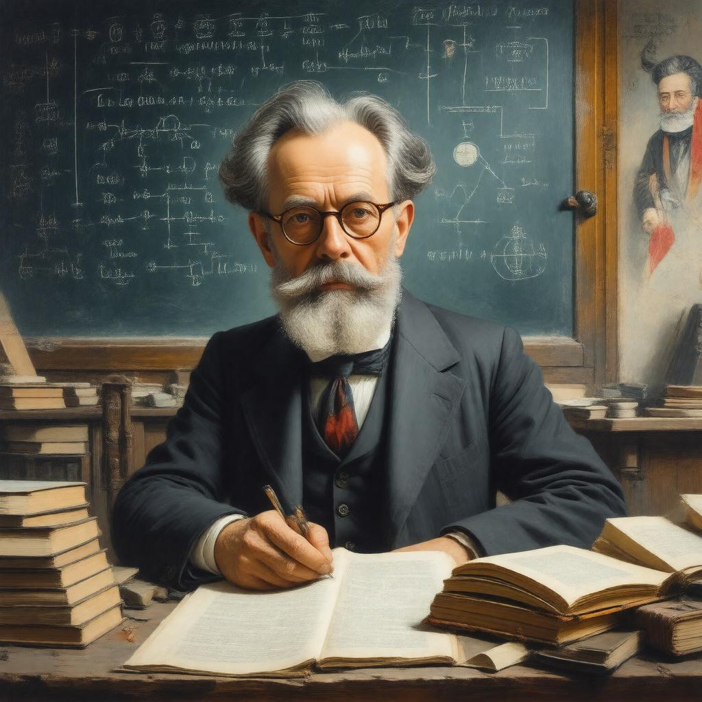 AI-created image of Rudolf Carnap