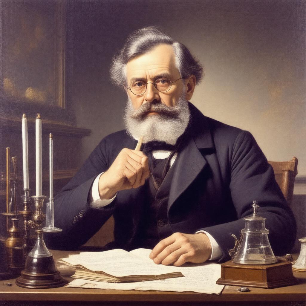 AI-created image of Rudolf Clausius