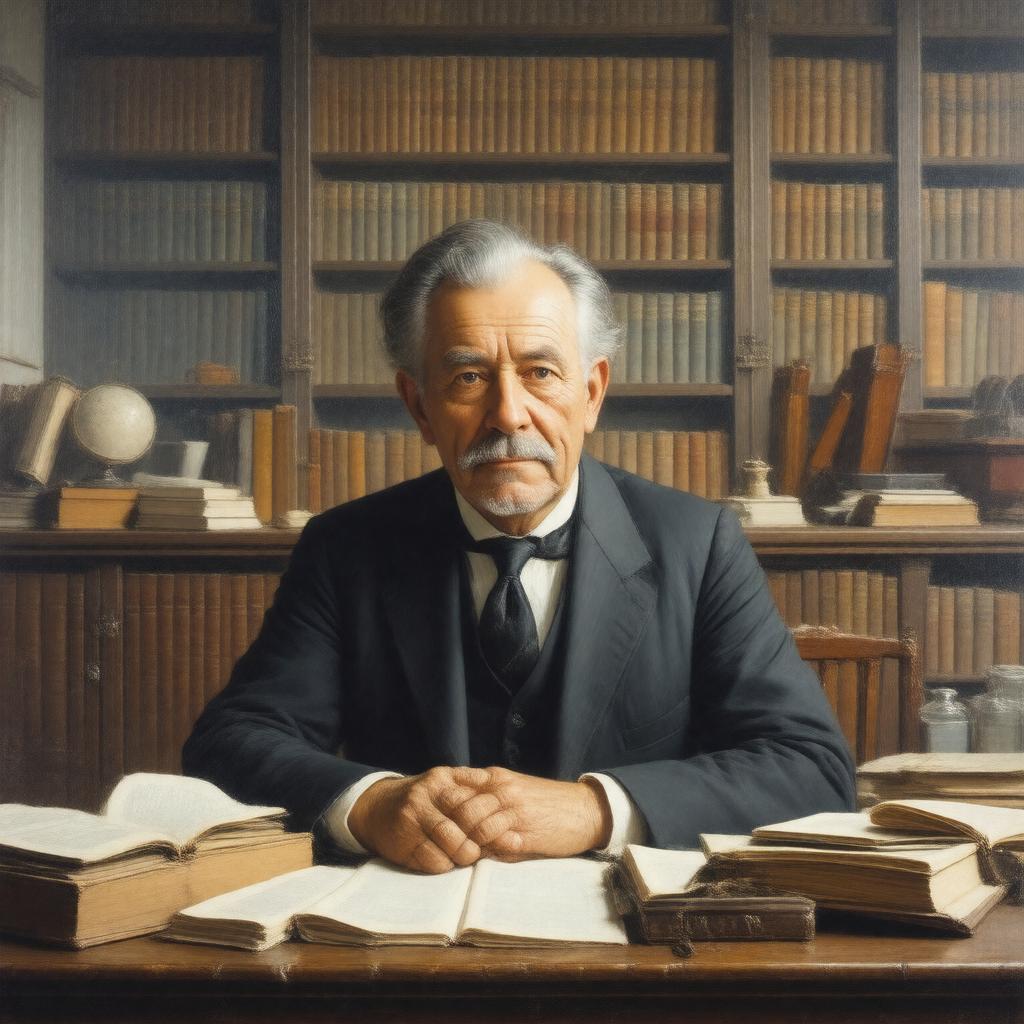 Click to view larger image AI-created image of Rudolf Eitelberger