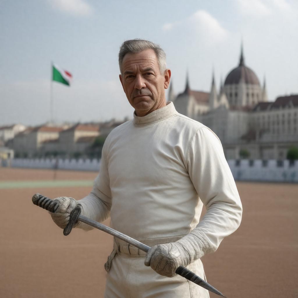 AI-created image of Rudolf Kárpáti