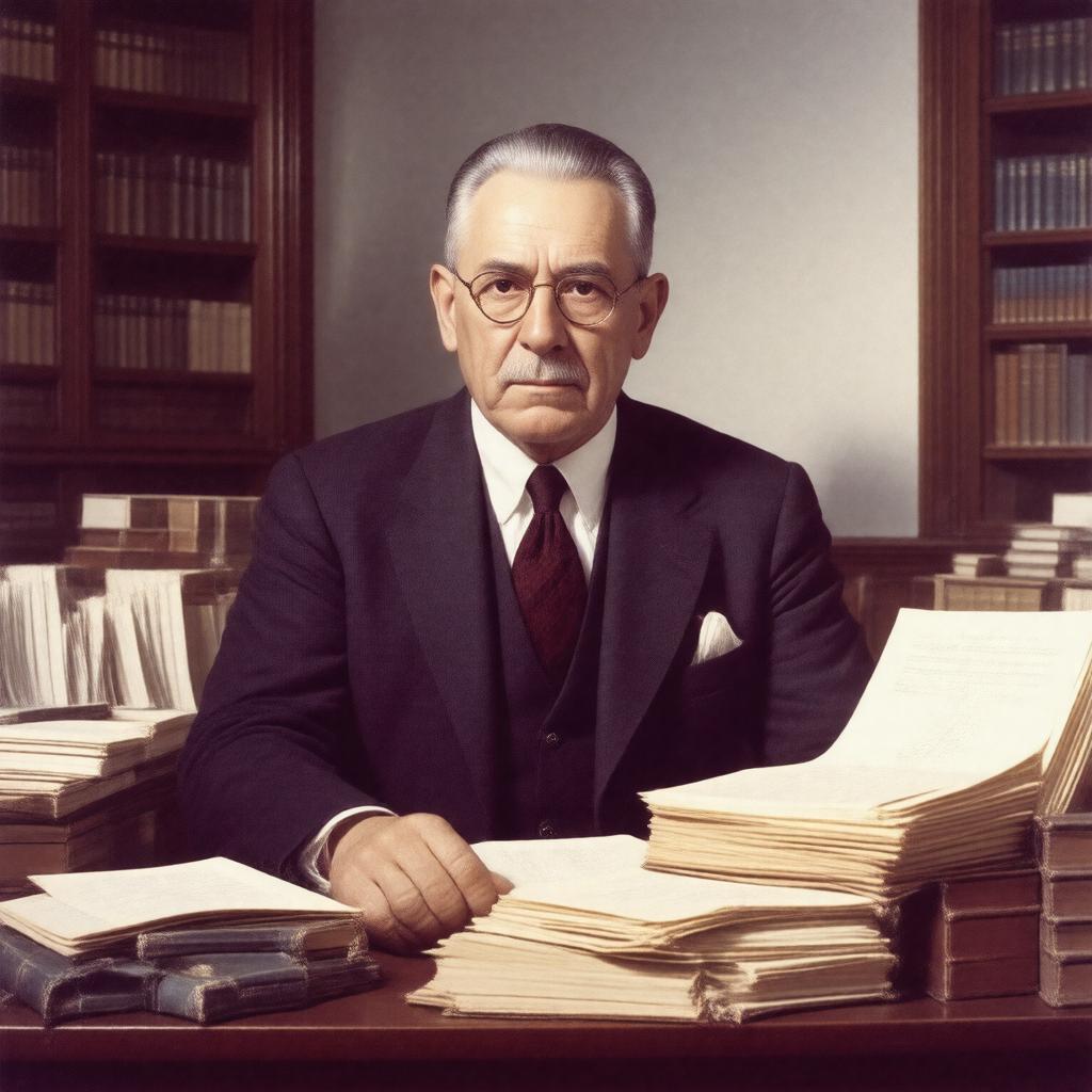 AI-created image of Rudolf Peierls