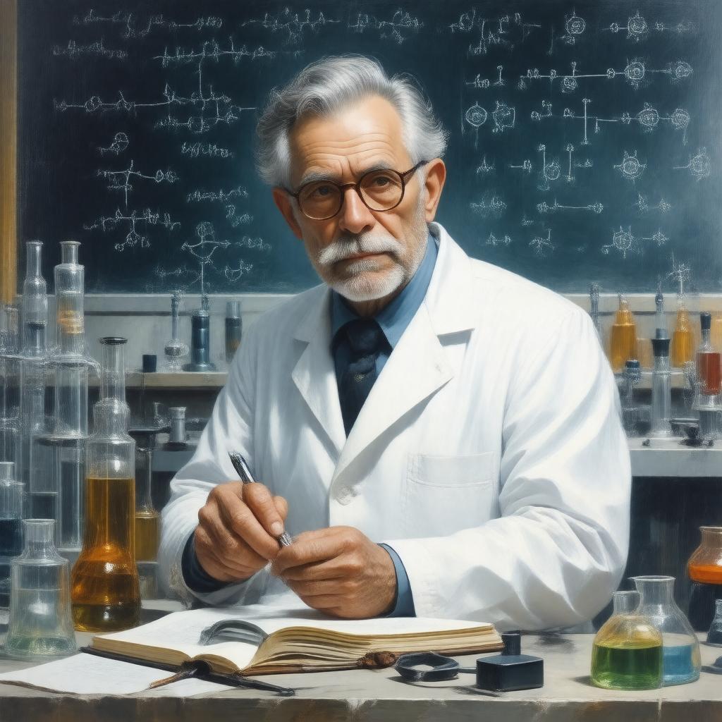 AI-created image of Rudolph A. Marcus