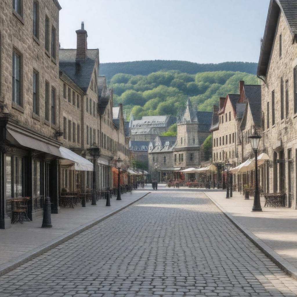 AI-created image of Rue Saint-Louis