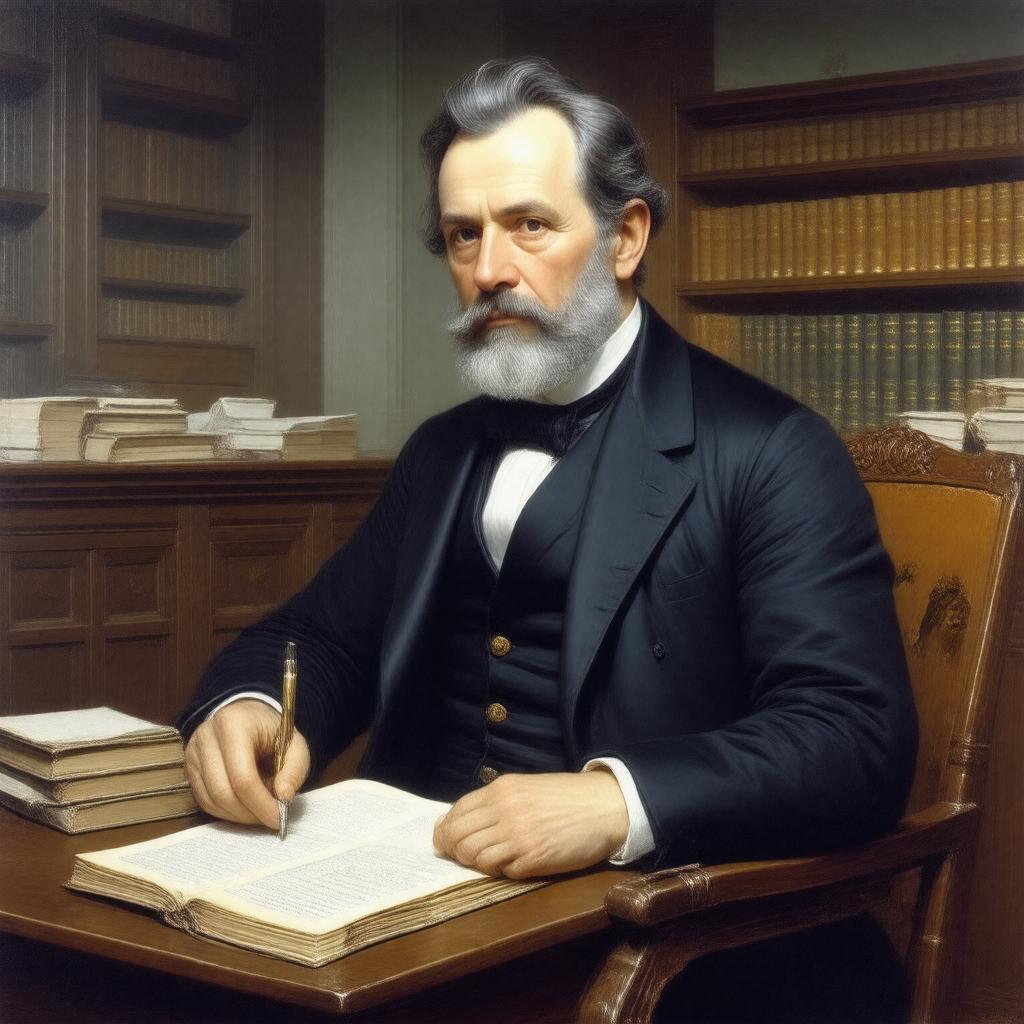 AI-created image of Rufus Choate