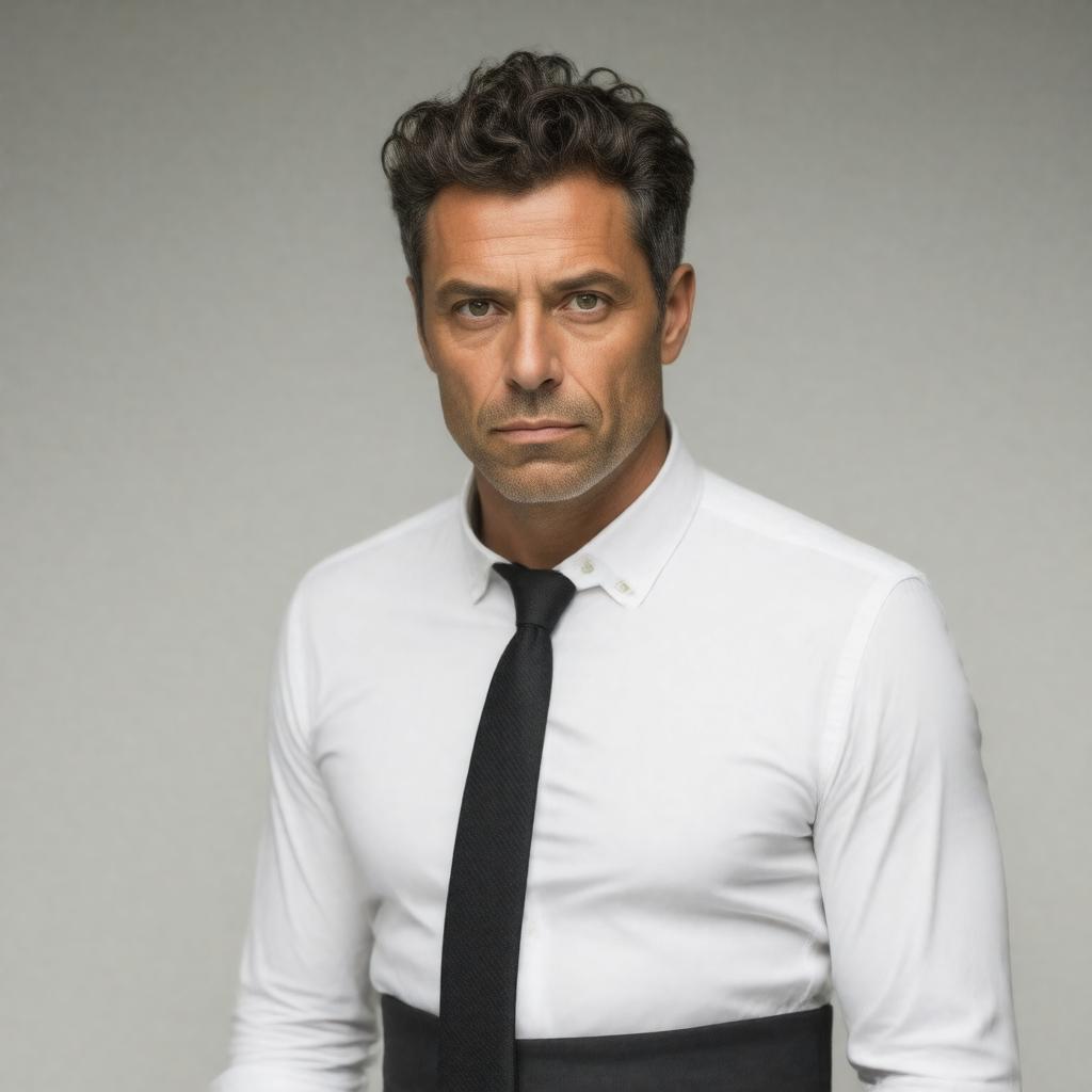 AI-created image of Rufus Sewell