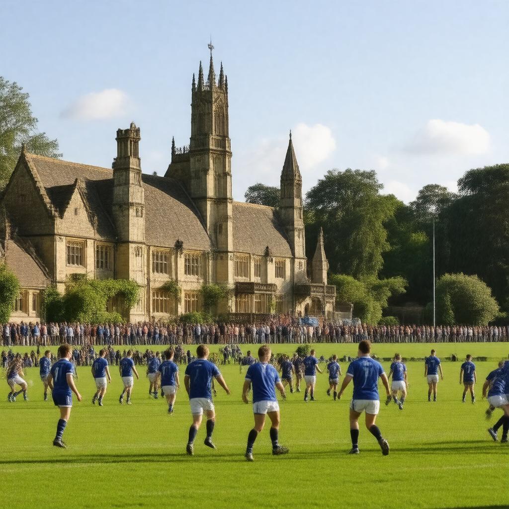 AI-created image of Rugby School