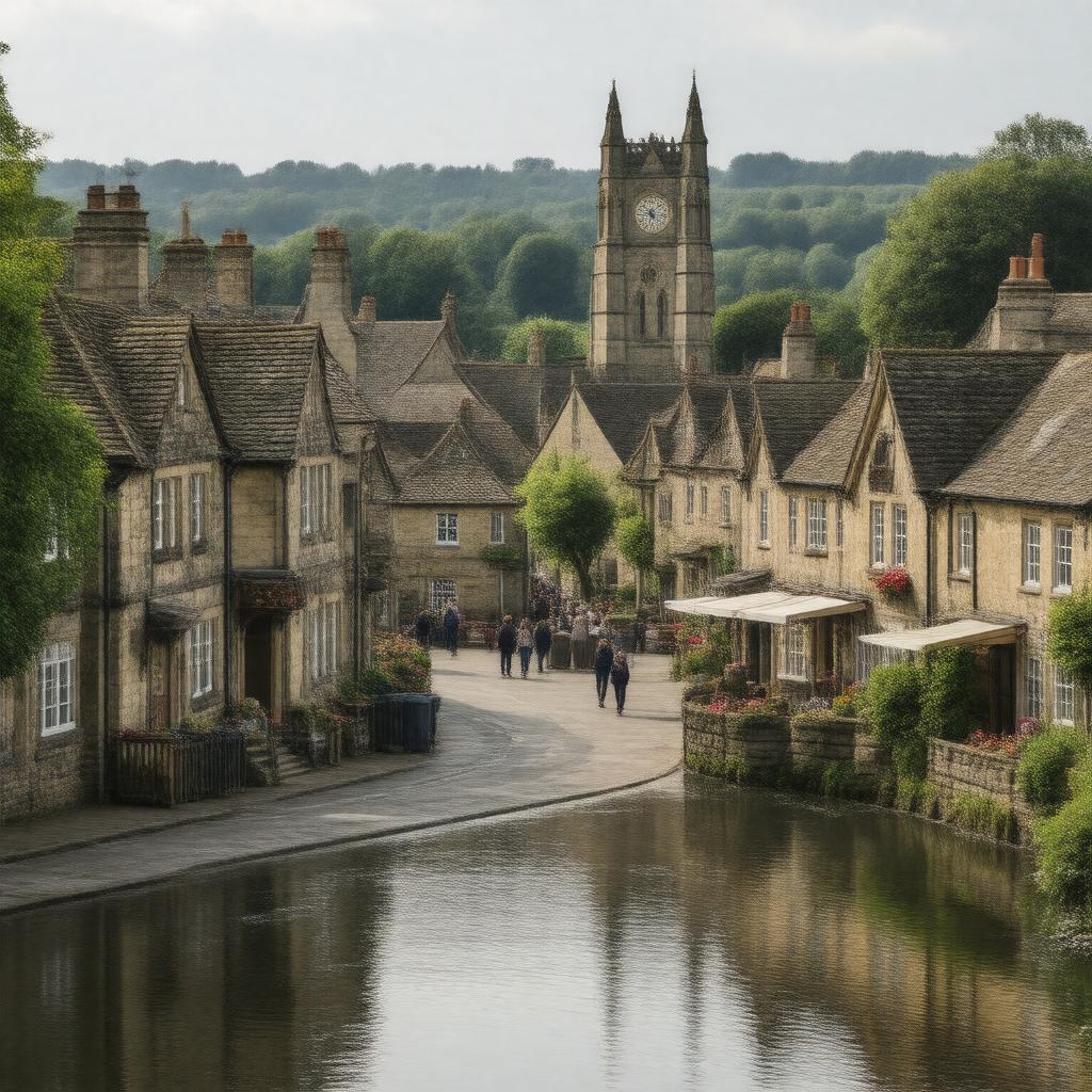 AI-created image of Rugby, Warwickshire