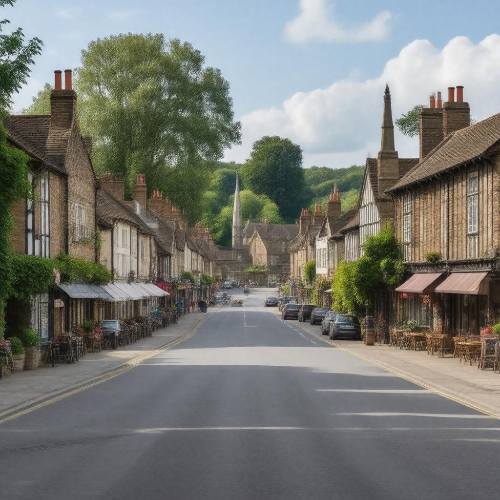 AI-created image of Rugby, Warwickshire, England