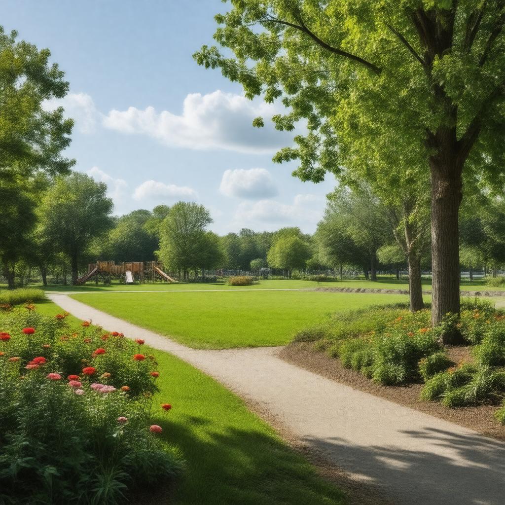 AI-created image of Ruggles Park