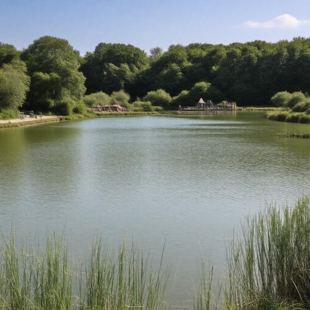 AI-created image of Ruislip Lido