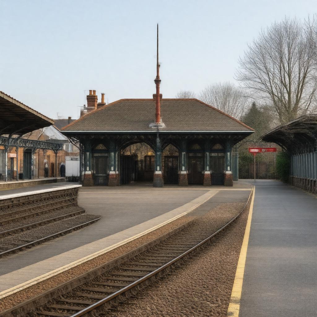 AI-created image of Ruislip station