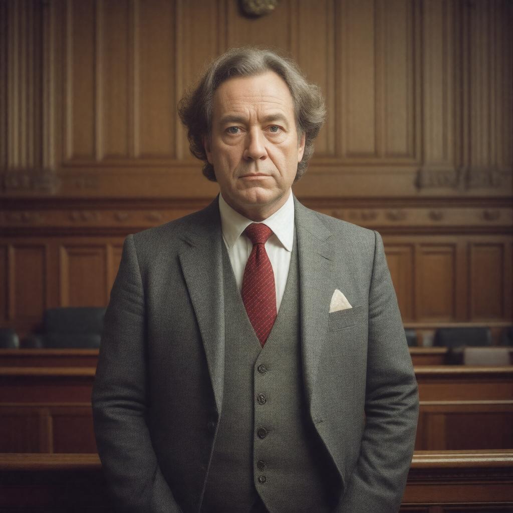 Click to view larger image AI-created image of Rumpole and the Confession of Guilt