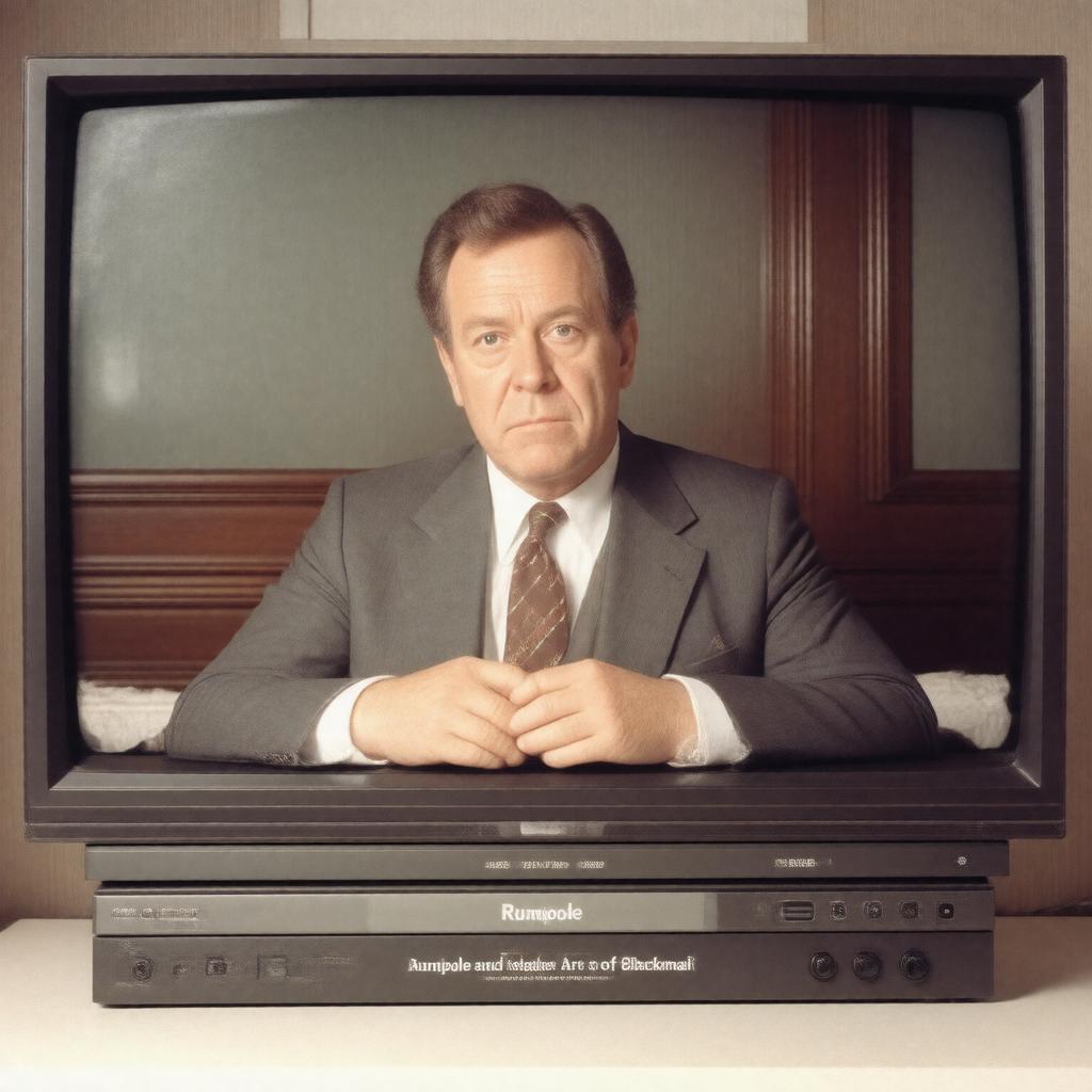 AI-created image of Rumpole and the Gentle Art of Blackmail