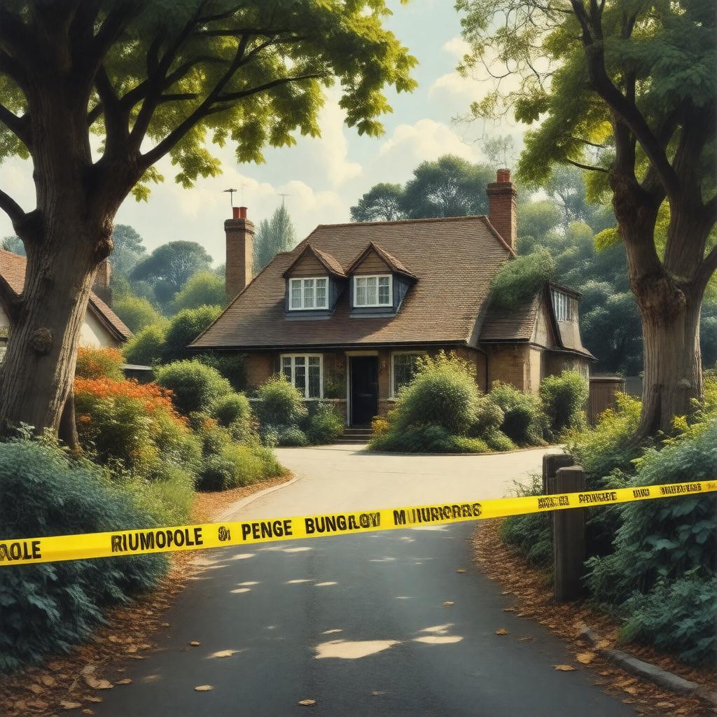 AI-created image of Rumpole and the Penge Bungalow Murders