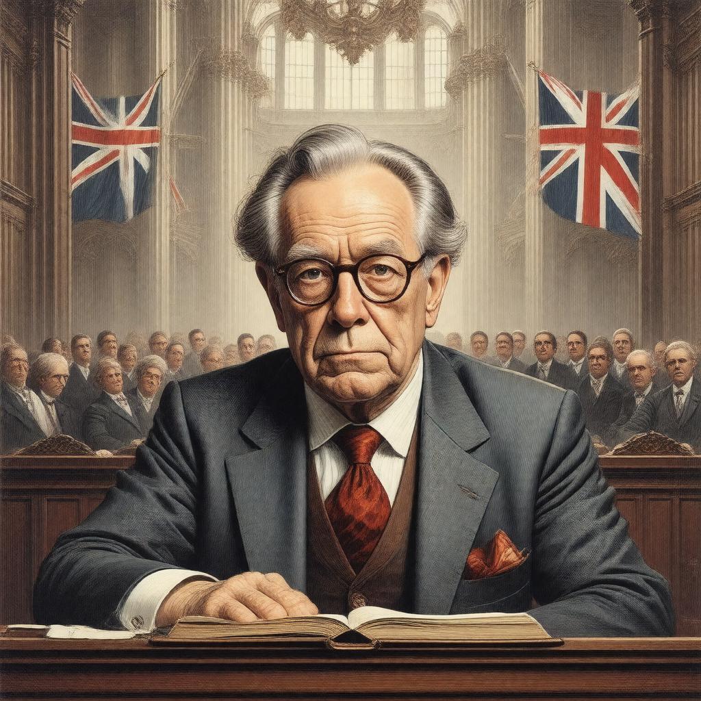 Click to view larger image AI-created image of Rumpole and the Reign of Terror