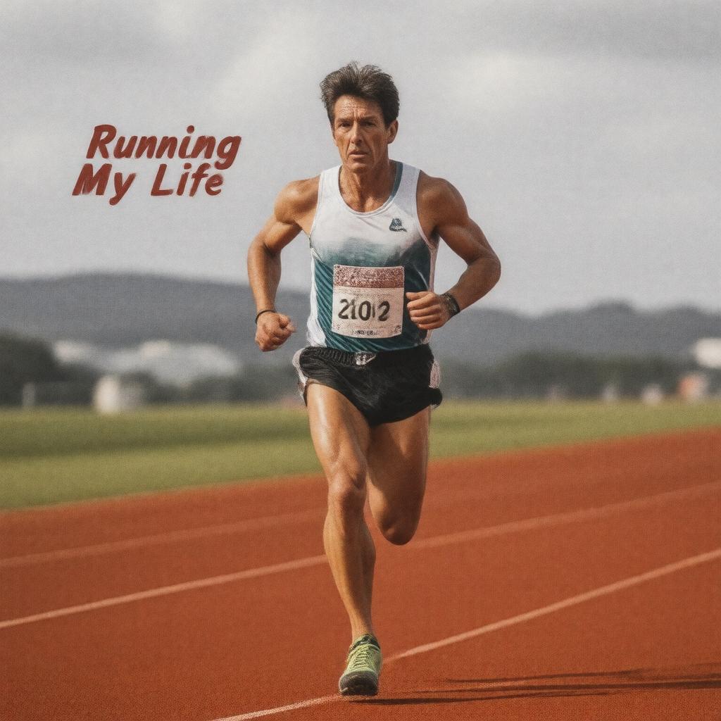 Click to view larger image AI-created image of Running My Life (autobiography)