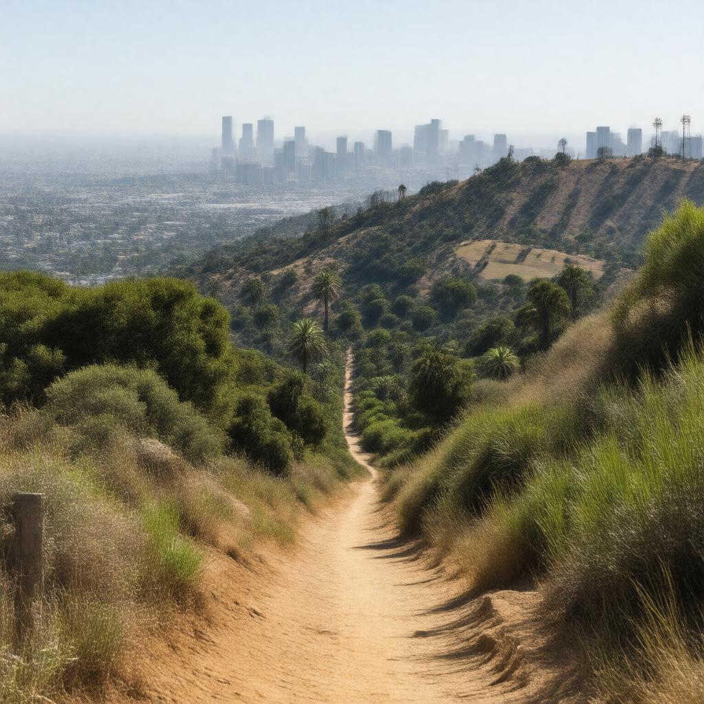 Click to view larger image AI-created image of Runyon Canyon