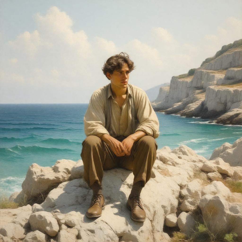 AI-created image of Rupert Brooke