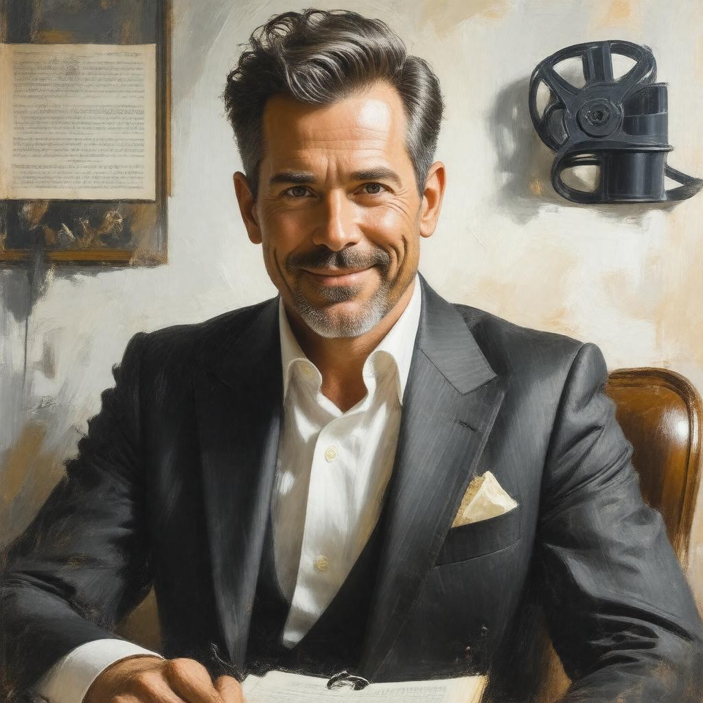 AI-created image of Rupert Everett