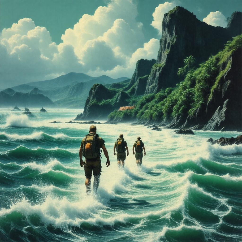 Click to view larger image AI-created image of Rushing to Paradise