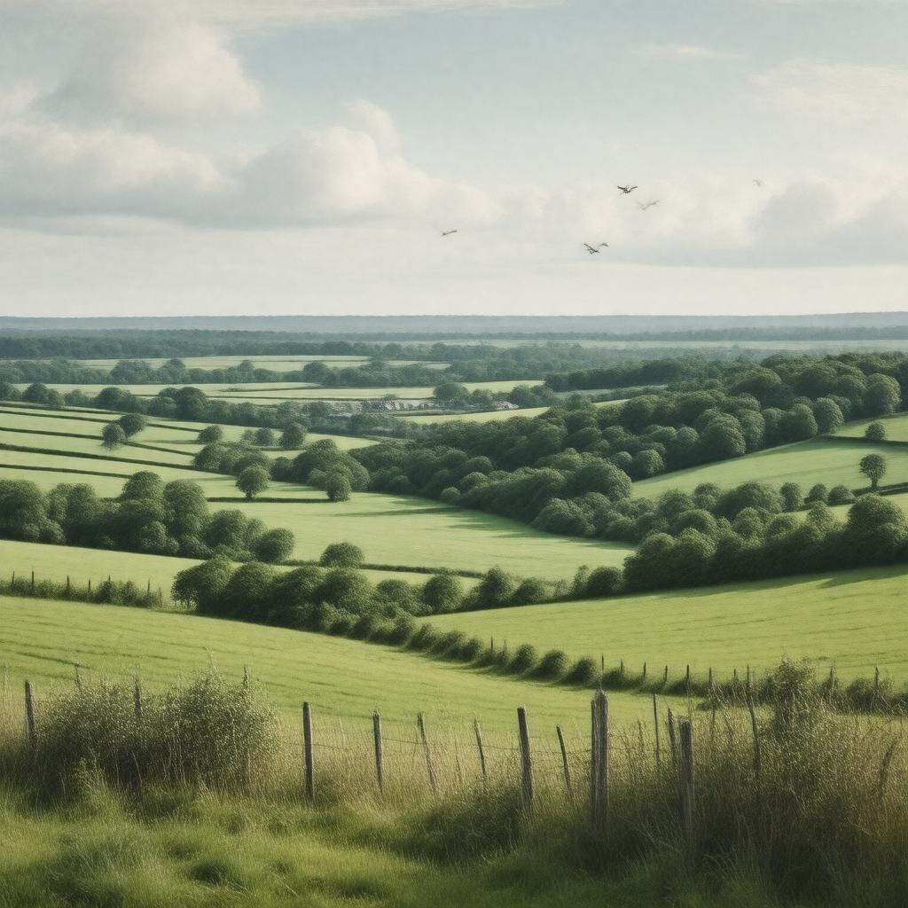 AI-created image of Rushmere St. Andrew