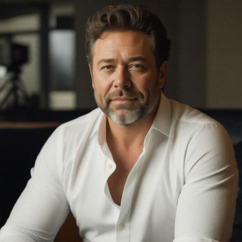 AI-created image of Russell Crowe