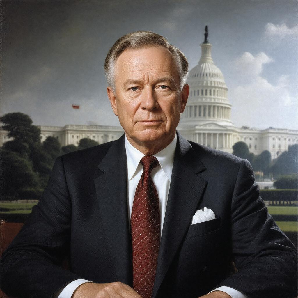 AI-created image of Russell Long