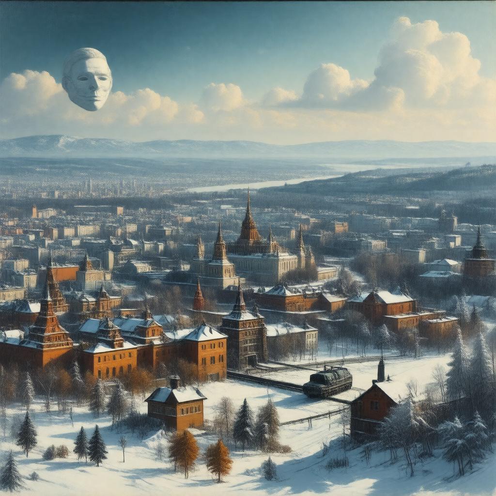 AI-created image of Russia (2021-2023)