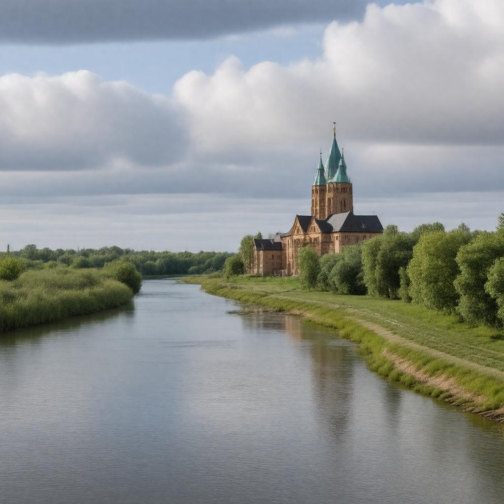 AI-created image of Russia (Kaliningrad Oblast)