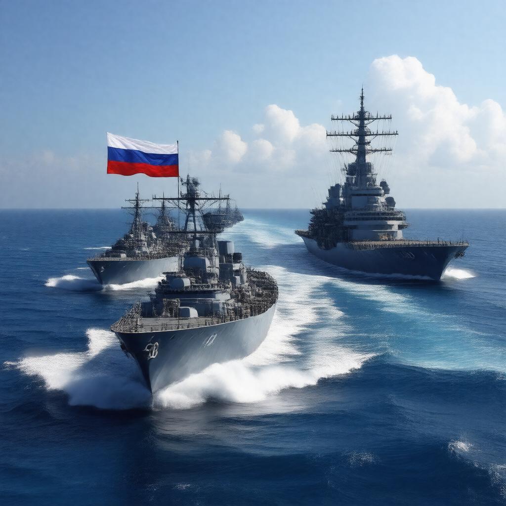 AI-created image of Russian Navy