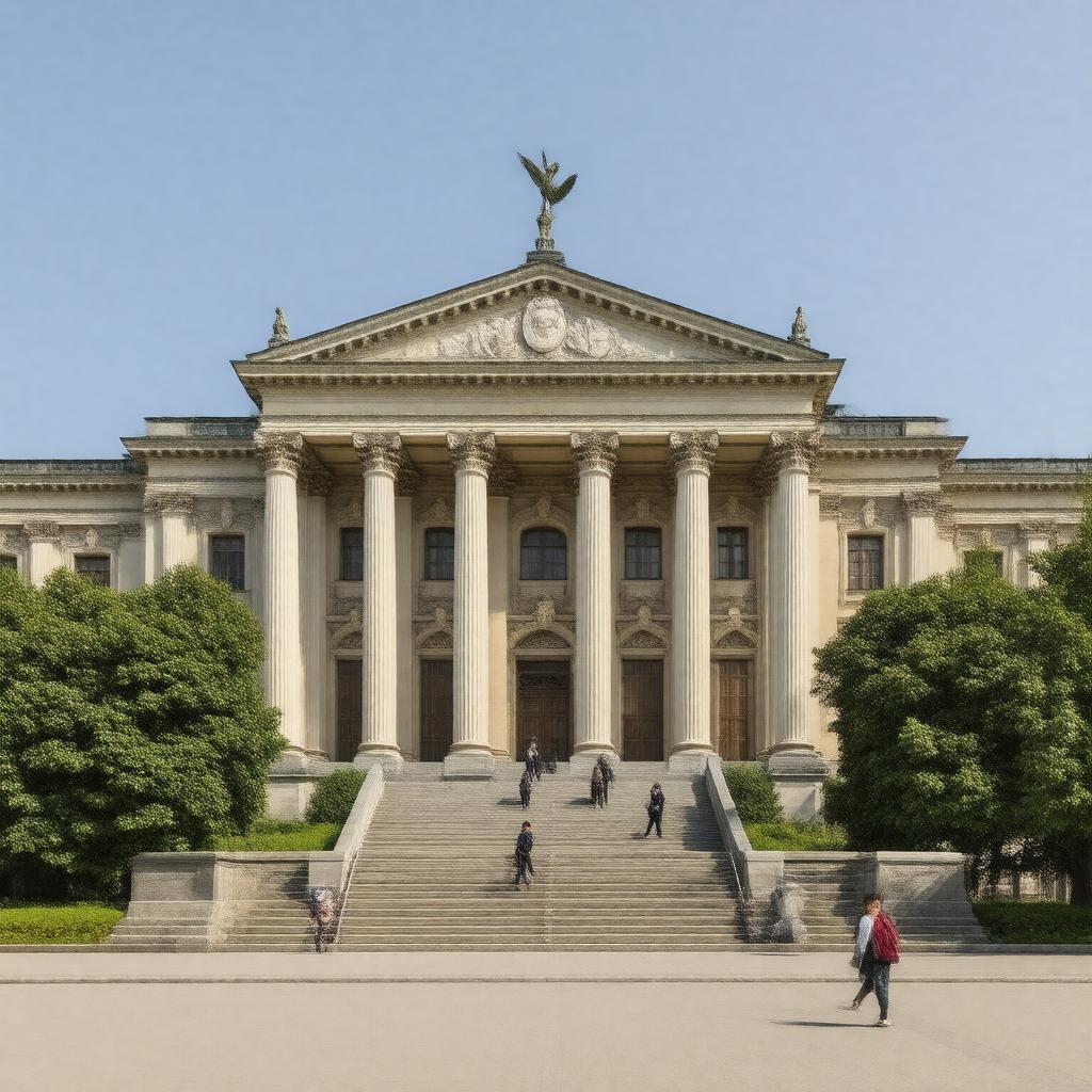 AI-created image of Russian State Library