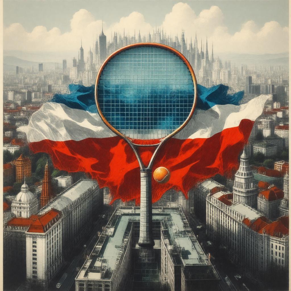 AI-created image of Russian Tennis Federation