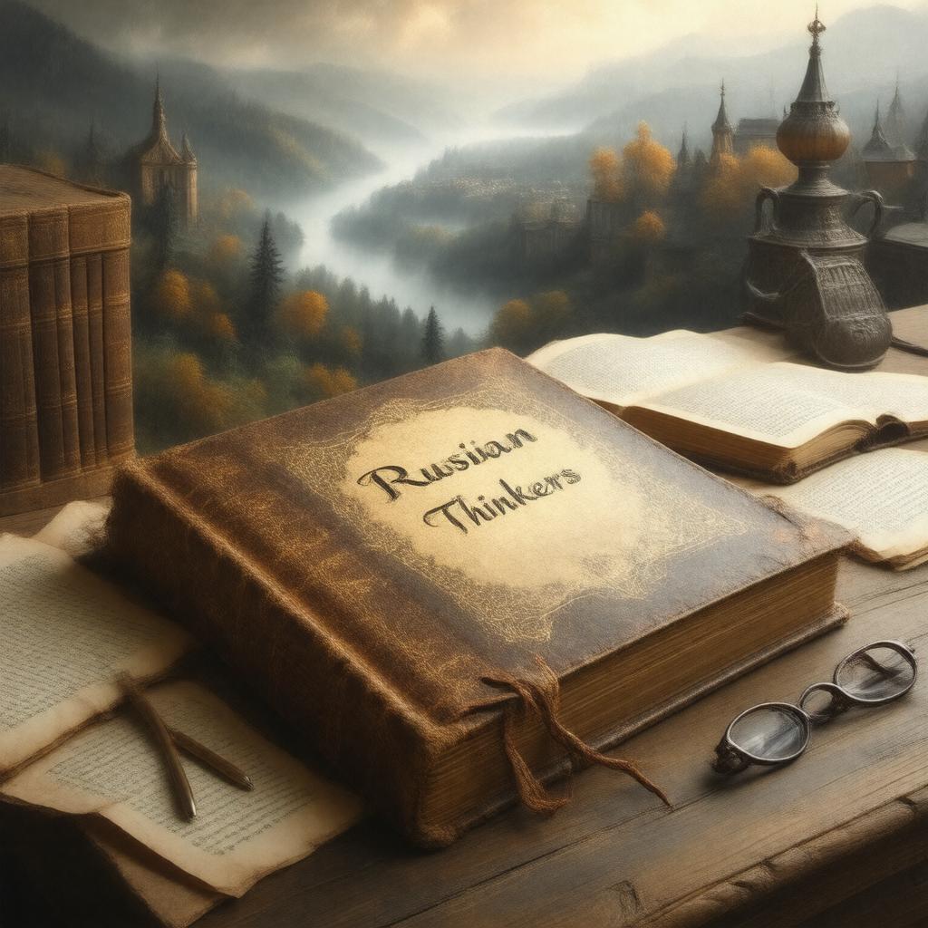 AI-created image of Russian Thinkers