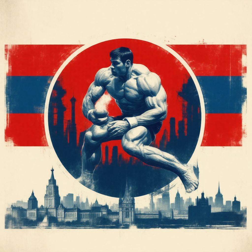 AI-created image of Russian Wrestling Federation
