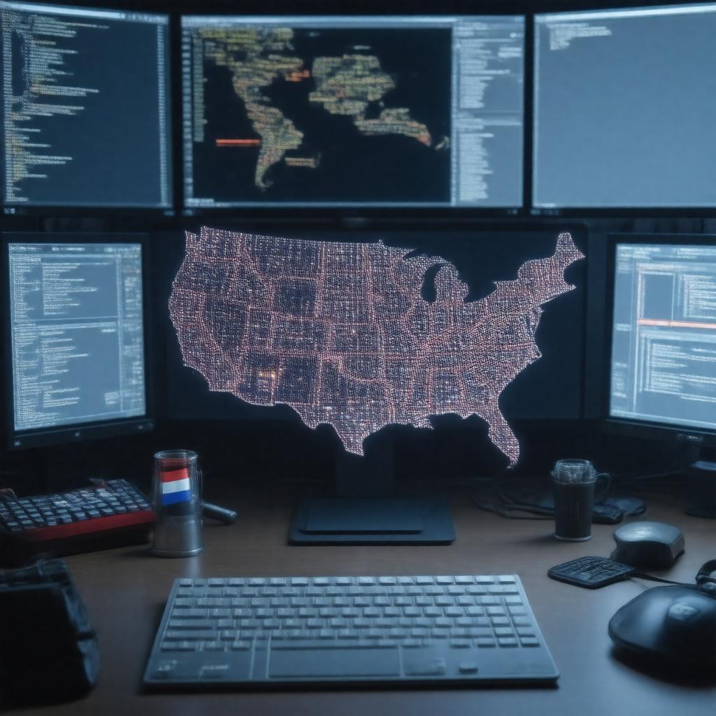 AI-created image of Russian interference in 2016 United States elections
