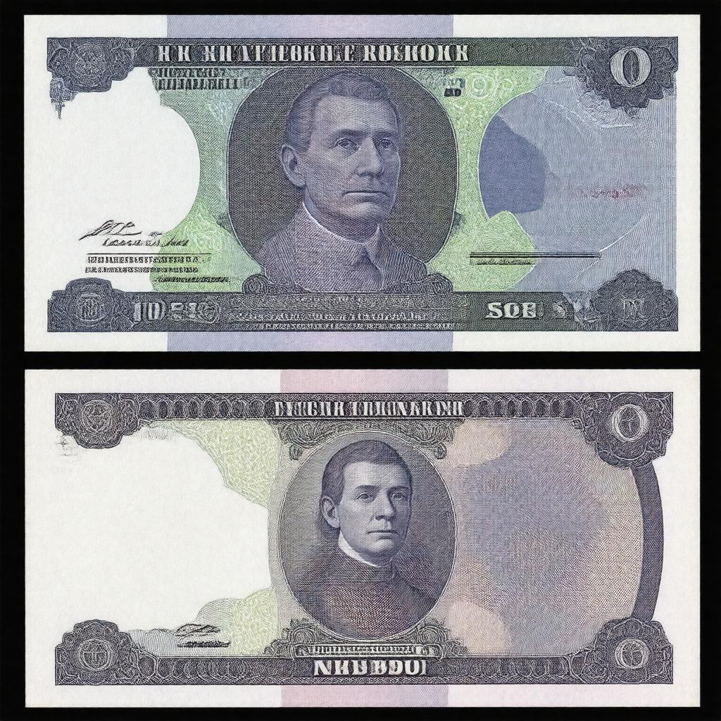 AI-created image of Russian ruble