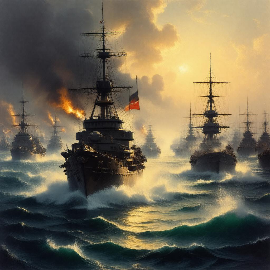 AI-created image of Russo-Japanese War