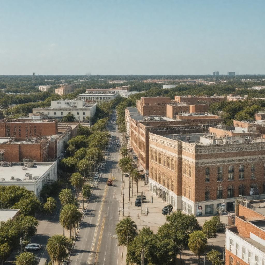 AI-created image of Ruston, Louisiana